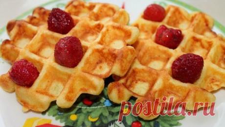 Творожные венские вафли. | Марина Жукова | Дзен