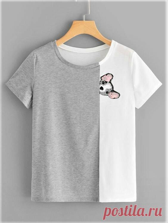 Подборка простых и интересных идей для футболок. | Я арт квилтер | Дзен