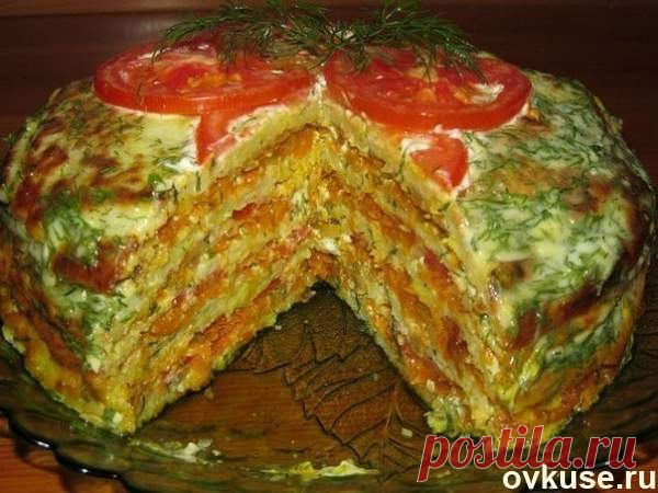 Вкуснейший тортик из кабачков - Простые рецепты Овкусе.ру