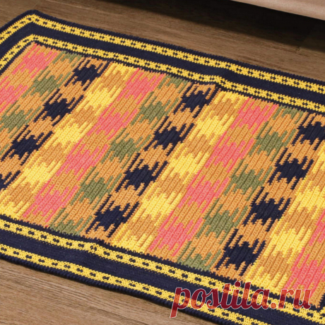 7 классных ковриков крючком. Схемы вязания | Вязание с Paradosik_Handmade | Дзен