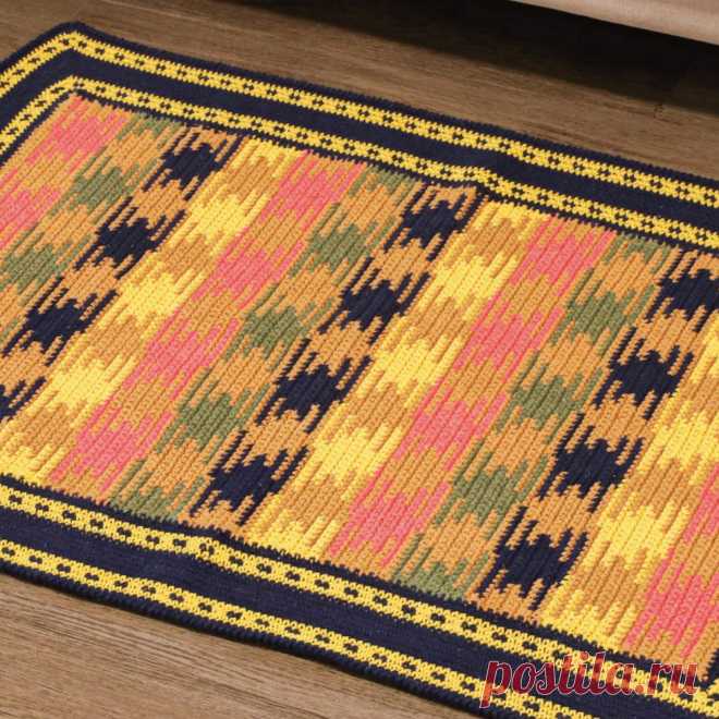7 классных ковриков крючком. Схемы вязания | Вязание с Paradosik_Handmade | Дзен