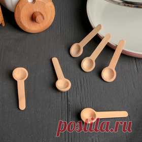 Ложка для специй/мороженого 7,5 см, цвет молочный Цена: 15.90 руб. Закажите прямо сейчас!
