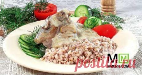 Утка под грибным соусом - кулинарный рецепт. Миллион Меню