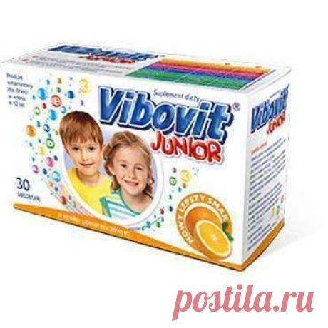 VIBOVIT Junior x 30 sachets - orange stimulate the immune system, support the work of the nervous system