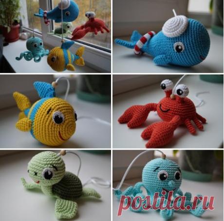 Морские обитатели
Описание в прикрепленном файле