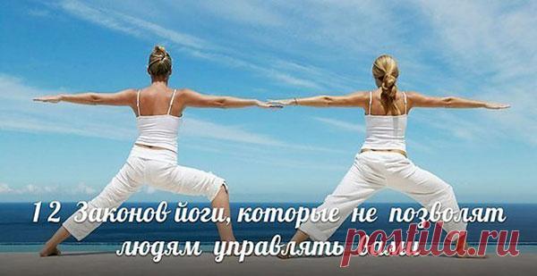 12 законов йоги, которые не позволят людям управлять вами — Интересные факты
