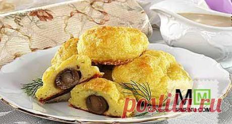 Картофельные шарики с грибами - кулинарный рецепт. Миллион Меню