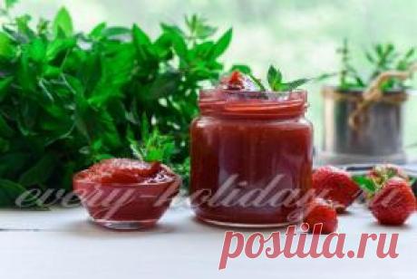 Желе из клубники, рецепт на зиму без желатина