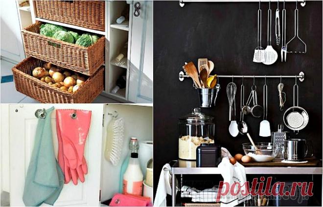 17 современных и практичных систем, которые помогут грамотно организовать хранение на кухне