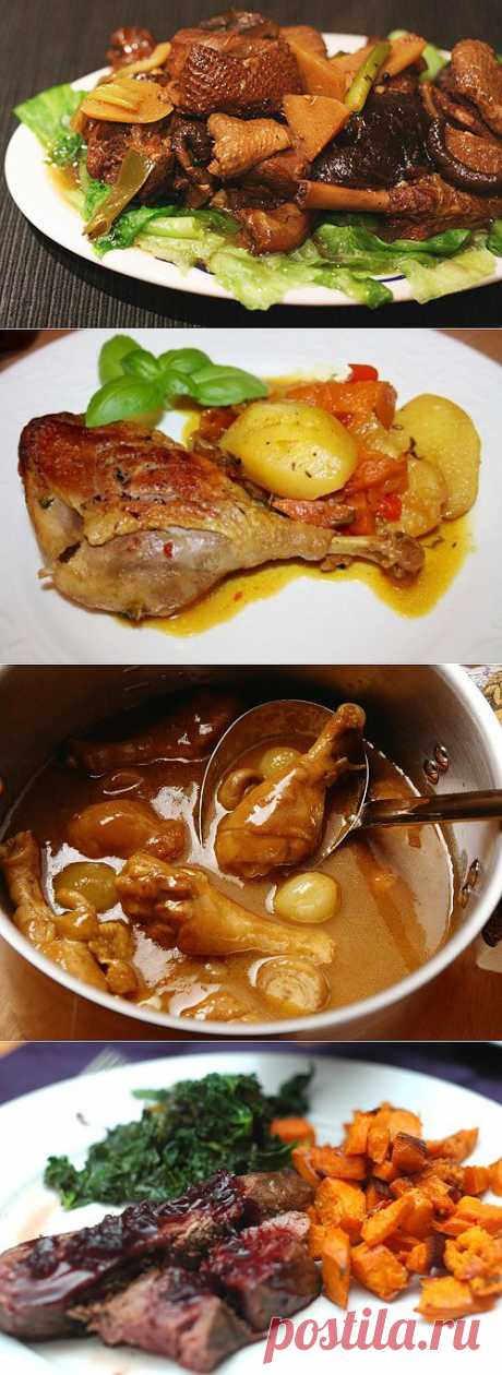 Тушеная утка: 6 простых блюд / Простые рецепты