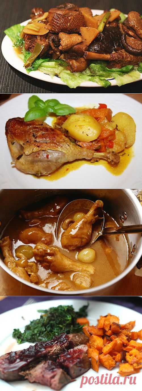 Тушеная утка: 6 простых блюд / Простые рецепты