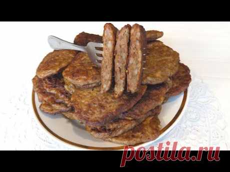 Вкусные и полезные печеночные оладьи с рисом. Видео рецепт