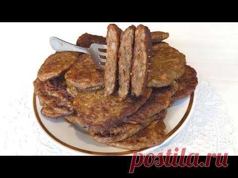 Вкусные и полезные печеночные оладьи с рисом