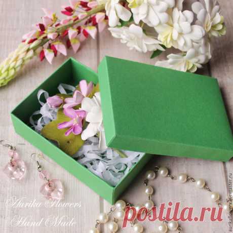 Делаем коробочку для упаковывания handmade работ. Универсальная формула для любого размера - Ярмарка Мастеров - ручная работа, handmade