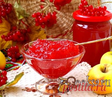 Джем из яблок и калины фото рецепт приготовления