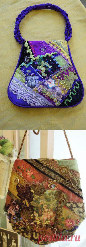 Сумочки крези квилт