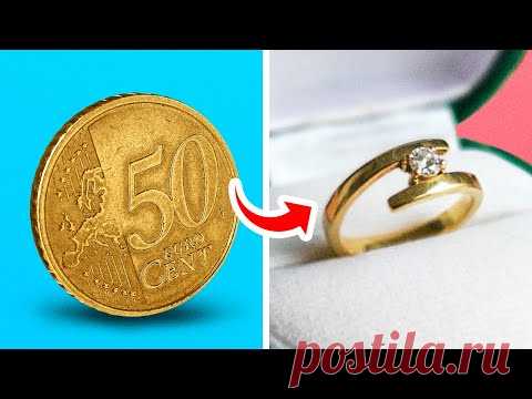 БЮДЖЕТНАЯ БИЖУТЕРИЯ СВОИМИ РУКАМИ || КОЛЬЦА, БРАСЛЕТЫ И ОЖЕРЕЛЬЯ СВОИМИ РУКАМИ
