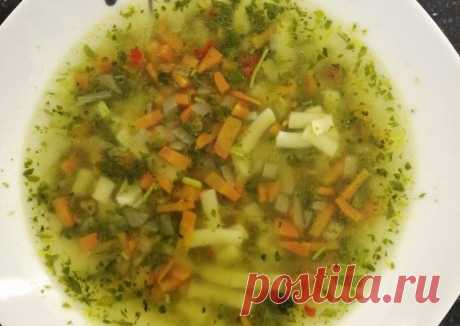Супчик со шпинатом - пошаговый рецепт с фото. Автор рецепта Олеся . - Cookpad