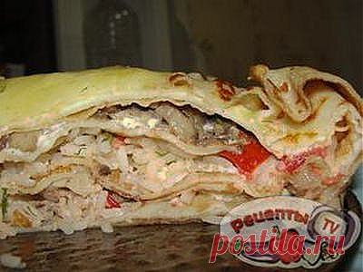 Блинный курник &raquo; Рецепты.ТВ