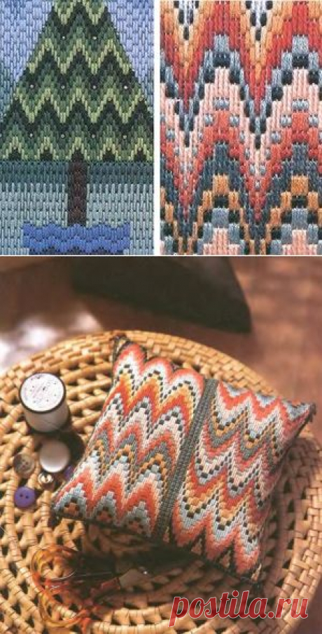 Флорентийская вышивка. Техника барджелло. Основы. /  Обсуждение на LiveInternet - Российский Сервис Онлайн-Дневников