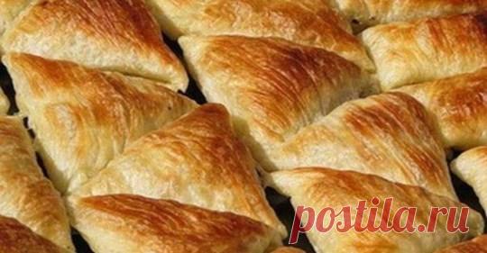 Самса на кефирном тесте с курицей и картошкой