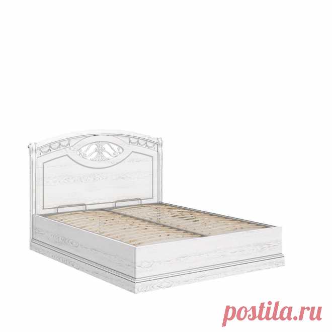 Кровать белая с изголовьем и подъемным механизмом купить по цене 106 000 руб. в Москве — интернет-магазин Chudo-magazin.ru
