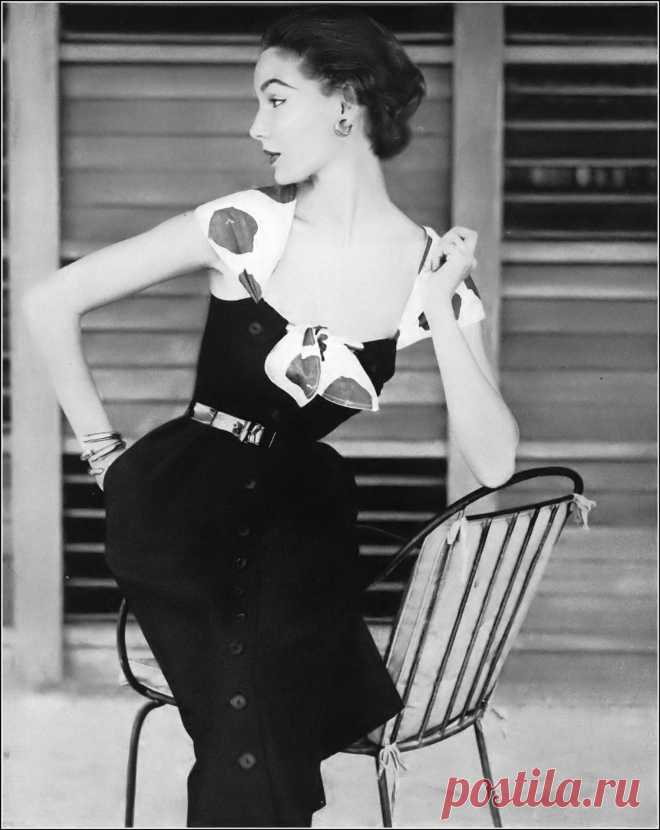 Cherry Nelms, photo by John Rawlings, Vogue, May 1, 1953