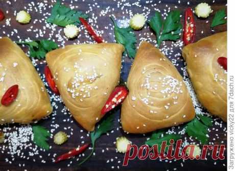 Духовые пирожки с мясом - невероятно нежное тесто, много сочной начинки - пошаговый рецепт приготовления с фото