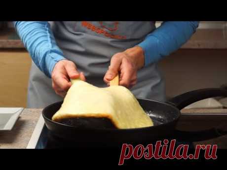 Самый простой рецепт хачапури на сковороде. Для ну самых ленивых!