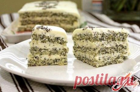 Маковый торт: вкусные и очень нежные кулинарные оригинальности