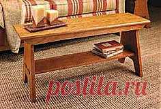 Nantucket Bench - free pattern | Woodworking Plans