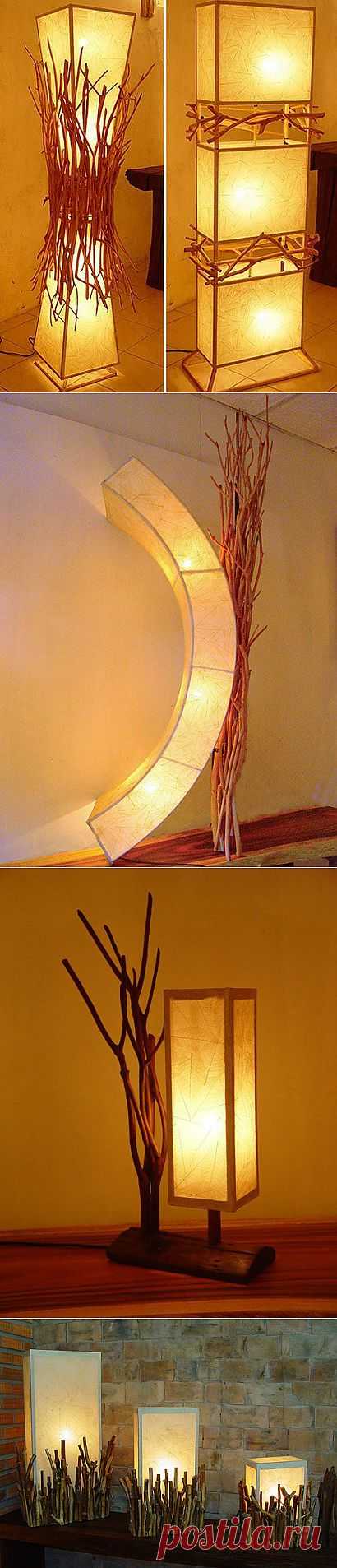 Деревянные светильники от Lamp Art Design | Идеи для вашего дома