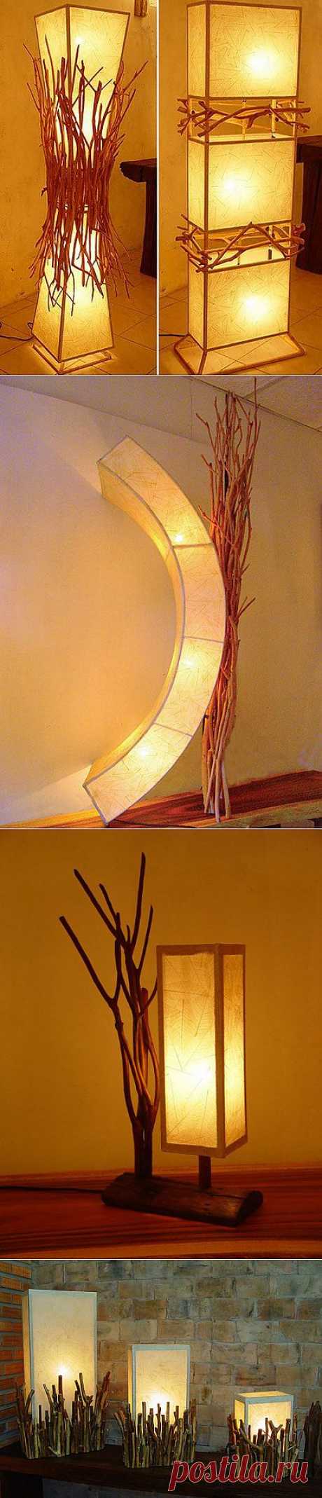 Деревянные светильники от Lamp Art Design | Идеи для вашего дома