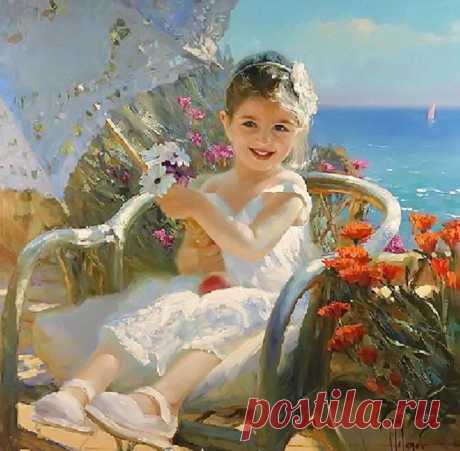 Солнечная живопись романтика Владимира Волегова: Мастер-класс от великого живописца
