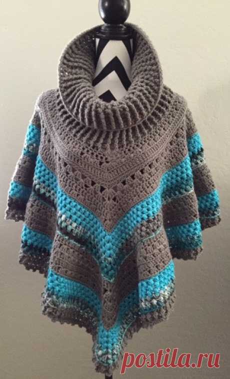 Vintage Poncho Pattern 2016 от CrochetMeCrochet на Etsy