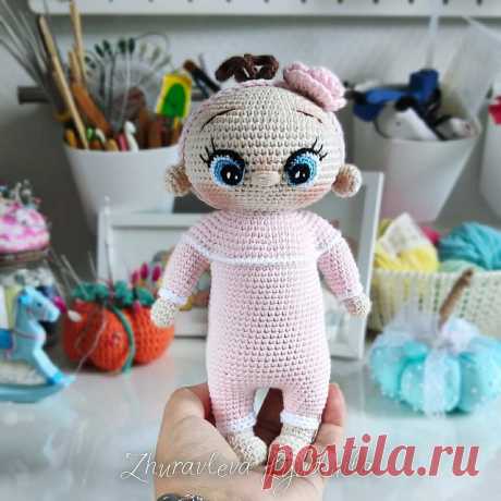 Вязаная кукла пупс крючком | Схемы амигуруми