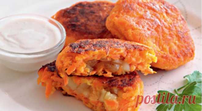 Морковные зразы с яблоками, пошаговый рецепт с фото