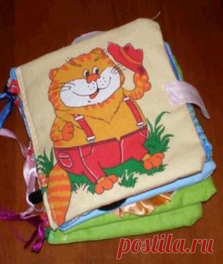 КНИЖКА МАЛЫШКА СВОИМИ РУКАМИ | Делаем развивающую книжку для ребёнка | Мастер класс и фото