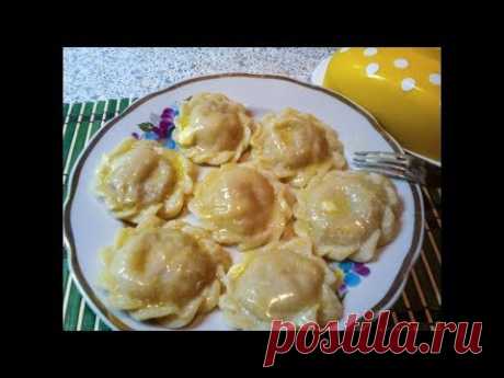 ВКУСНЫЕ ДОМАШНИЕ Вареники со свежей капустой  получаются очень сытными и бесподобно вкусными!