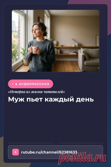 Слушайте жизненную историю «Муж пьет каждый день» онлайн. Аудио рассказ из раздела Истории из жизни читателей | Аудиокнига.