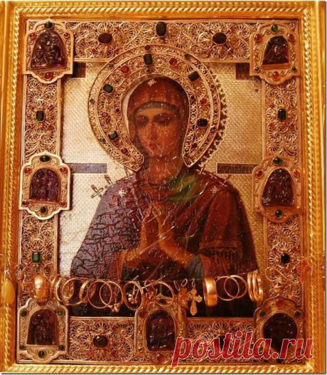 Икона Пресвятой Богородицы &quot;Умягчение злых сердец&quot; (Мироточивая, Софрино).