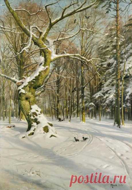 Пейзажи датского мастера PEDER MORK MONSTED.