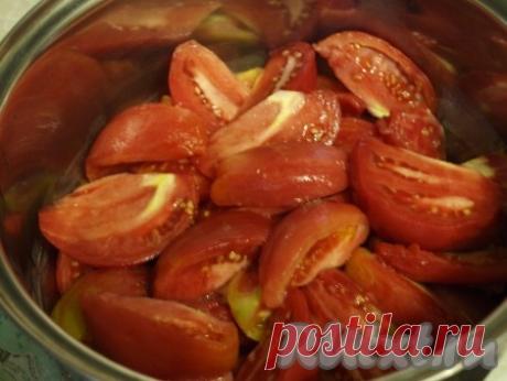 Помидоры консервированные без соли, сахара и уксуса, как свежие