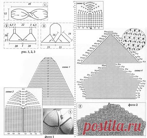 Схемы вязания лифа крючком