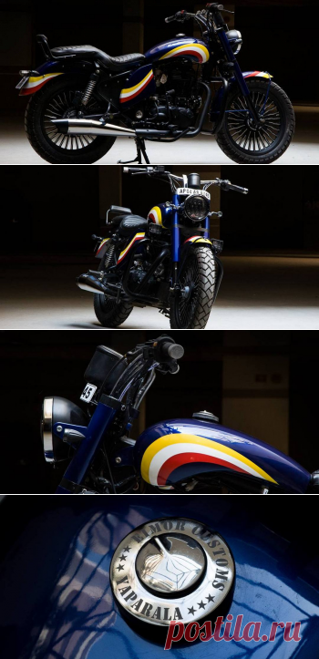 Кастом-байк Zafiro на базе Royal Enfield Classic 350 - UINCAR
