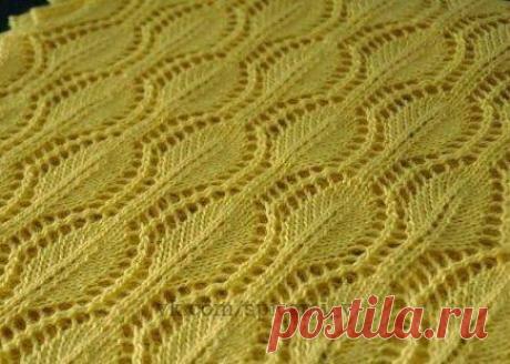 Очень красивый узор для палантина.