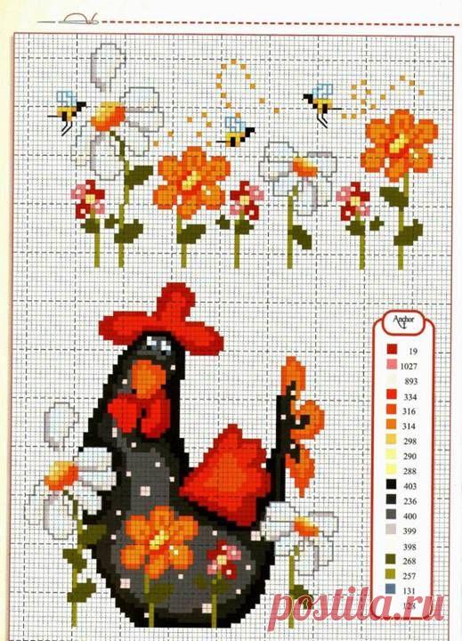 (637) Point de croix -m@- cross stitch | Easter decorations
