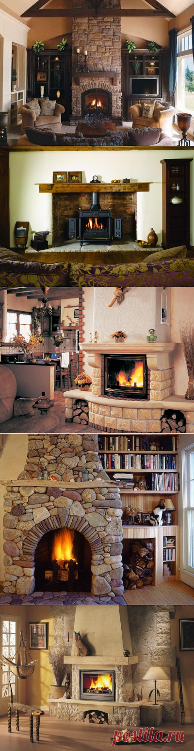 Камины в современном интерьере