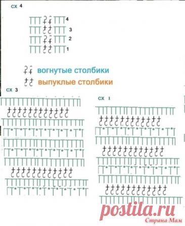 DRESS CROCHET WITH A VERTICAL PATTERN OF RHOMBUS HOOK