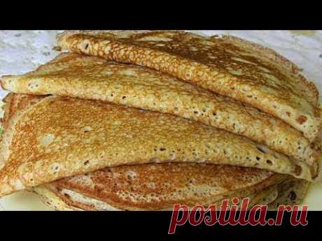 ДРОЖЖЕВЫЕ  БЛИНЫ. Ажурные, нежные, сдобные/Бесподобные